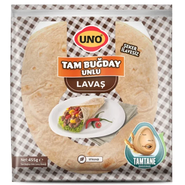 UNO TAM BUĞDAYLI LAVAŞ 25 CM